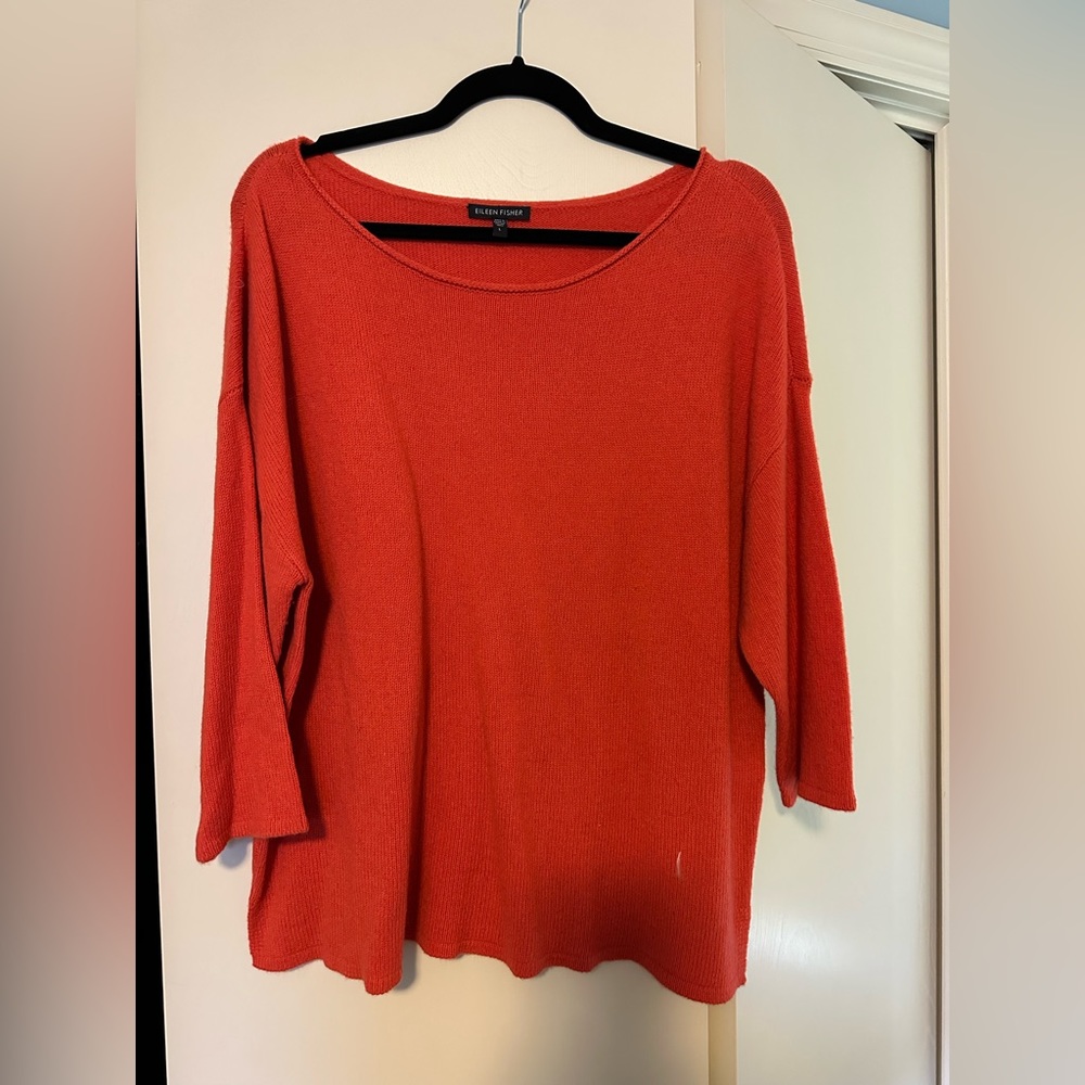 Eileen Fisher yak/wool sweater Large